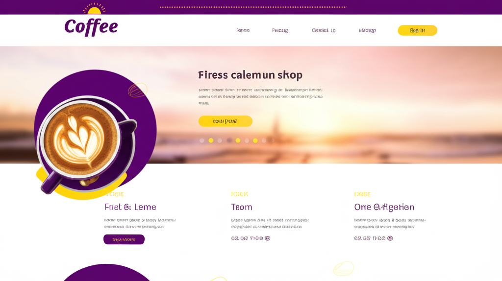 Projeto Café Aroma - Um site que desperta os sentidos como um café da manhã perfeito | Pixel por Pixel
